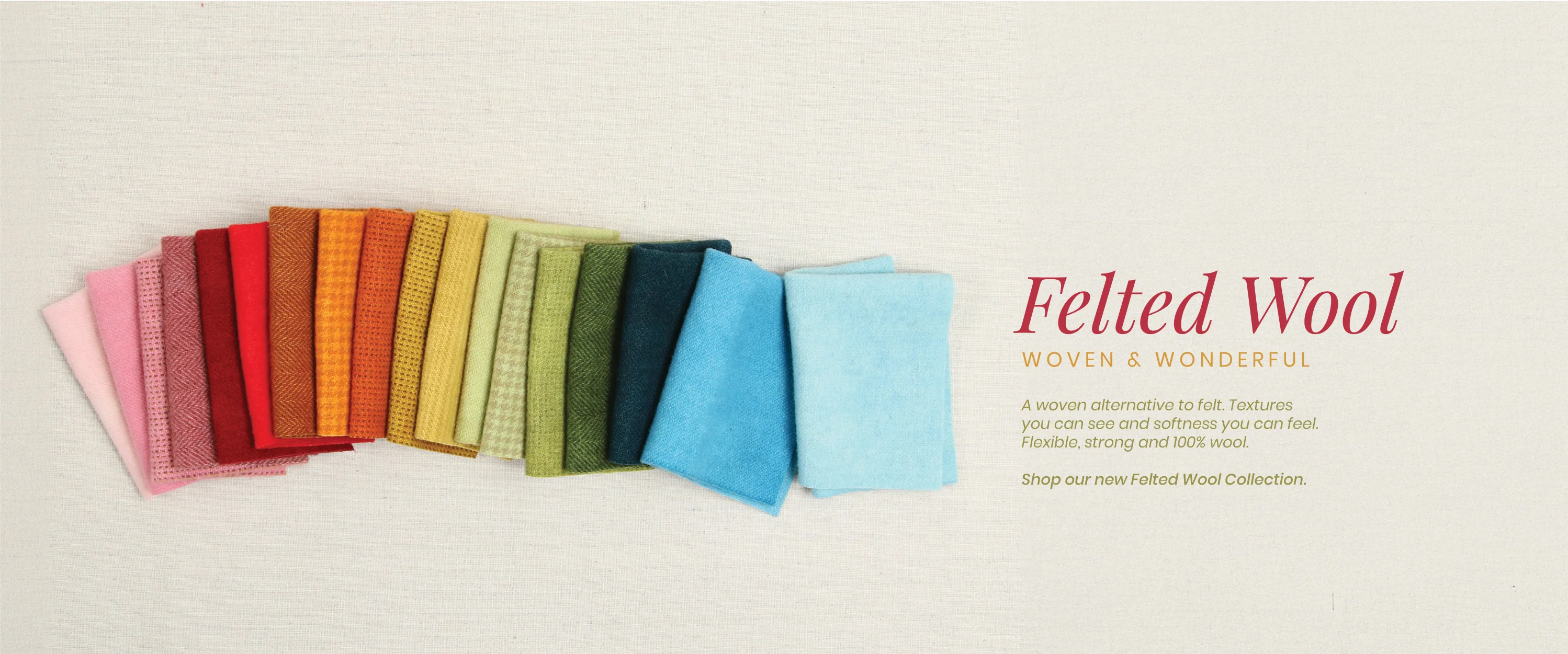 A Rainbow of Premium Felt